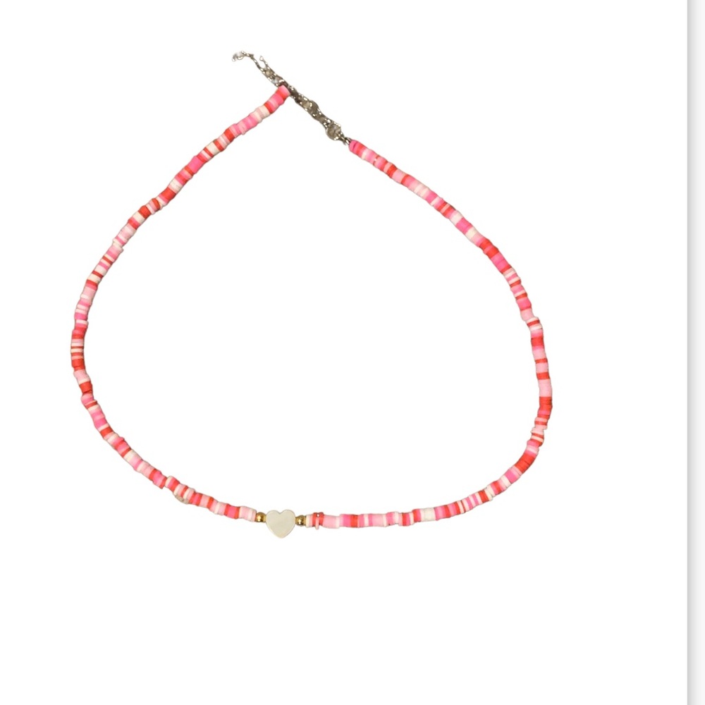 Pink necklace 🤍